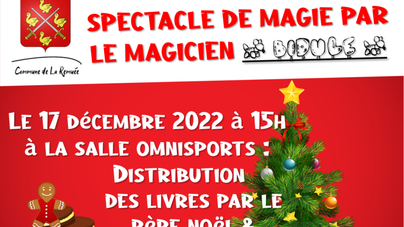 Retour sur le Noël des enfants organisé par la mairie de La Remuée