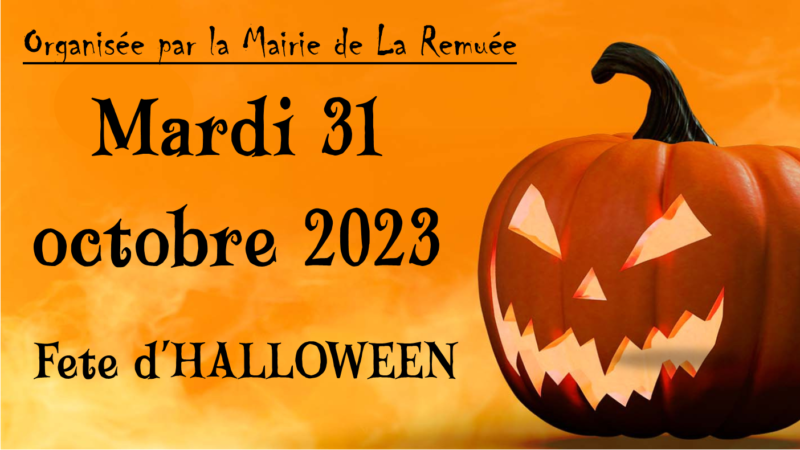 Halloween, le 31 octobre 2023