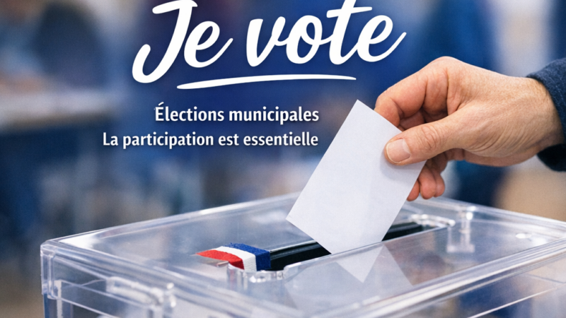 Élections municipales : votre participation compte, devenez assesseur