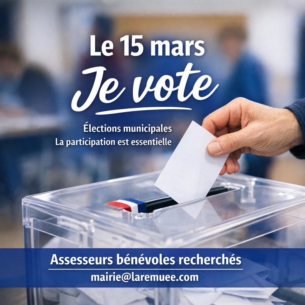Élections municipales : votre participation compte, devenez assesseur