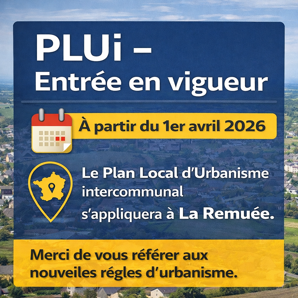 PLUi : entrée en vigueur du Plan Local d’Urbanisme intercommunal au 1er avril 2026