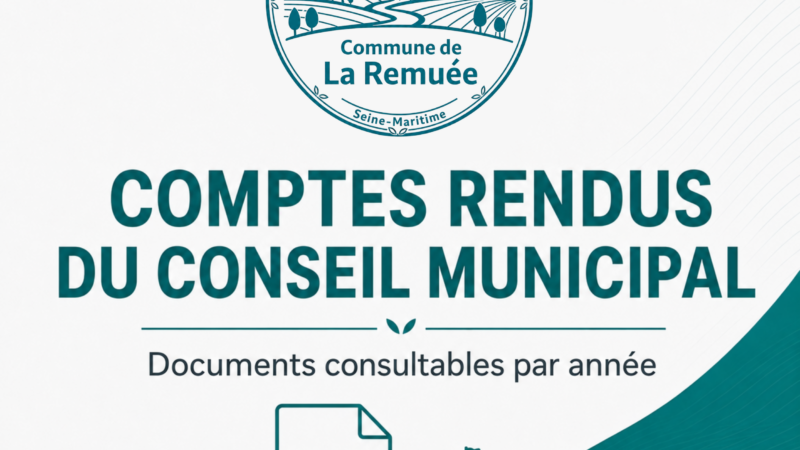 Comptes rendus du conseil municipal