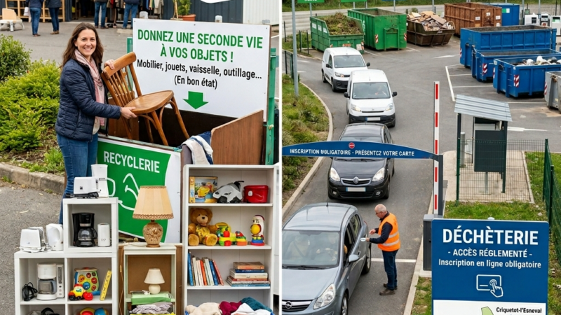Déchèteries : inscription obligatoire des véhicules et recycleries ouvertes sur le territoire