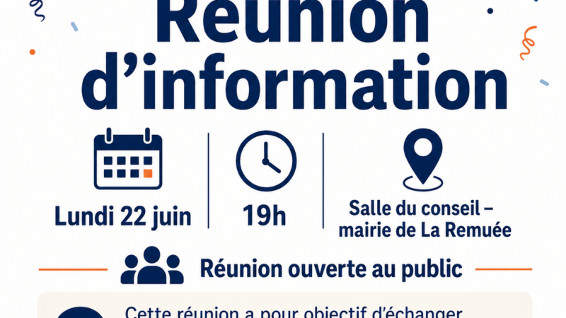 Création d’un comité des fêtes : appel aux volontaires