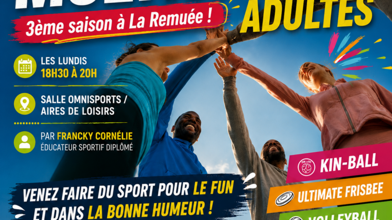 Multisports adultes à La Remuée – Saison 2026-2027