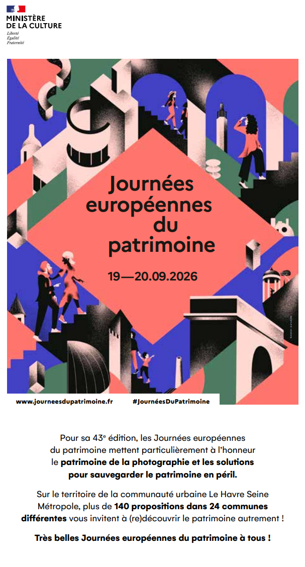 Programme des Journées européennes du patrimoine 2026
