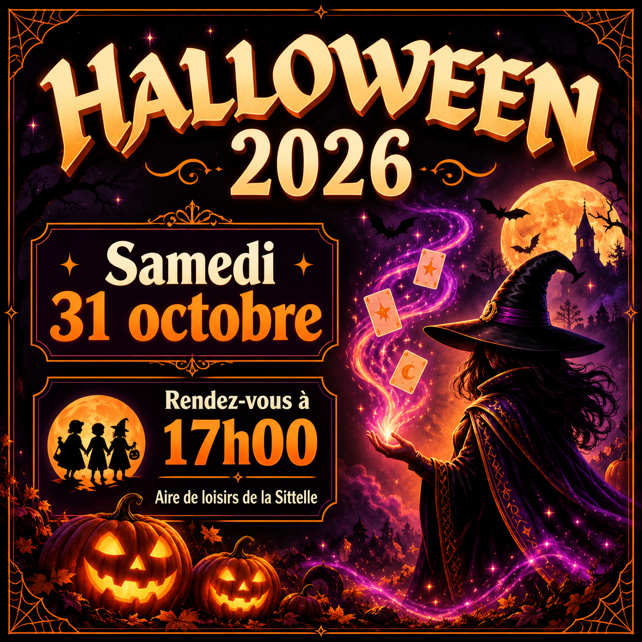 Halloween 2026 à La Remuée - Samedi 31 octobre - Rendez-vous à 17h00